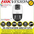 Hikvision DS-2SE7C425MW-AEB(14F1)(P3) TandemVu 4MP PoE Network  PTZ Camera with 25× Optical Zoom and 16× Digital Zoom, up to 200m IR Distance, Supports 24 VAC & Hi-PoE
