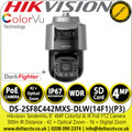 Hikvision - DS-2SF8C442MXS-DLW(14F1)(P3)  TandemVu 4MP Network IP PTZ Camera with 42 × optical zoom and 16 × digital zoom