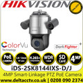 Hikvision 8-inch 4MP DarkFighter IR Network IP Speed Dome PTZ Camera - iDS-2SK8144IXS-D/J