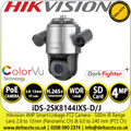 Hikvision iDS-2SK8144IXS-D/J 4MP 8-inch DarkFighter IR Network IP Speed Dome PTZ Camera 