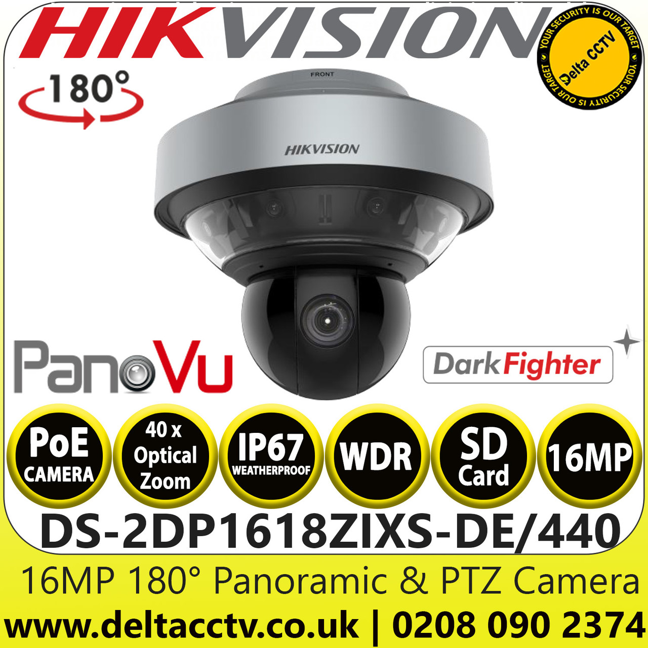 Hikvision hot sale 16mp camera