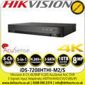 Hikvision 8 Channel 8MP H.265 AoC AcuSense 2 SATA Interface DVR - iDS-7208HTHI-M2/S