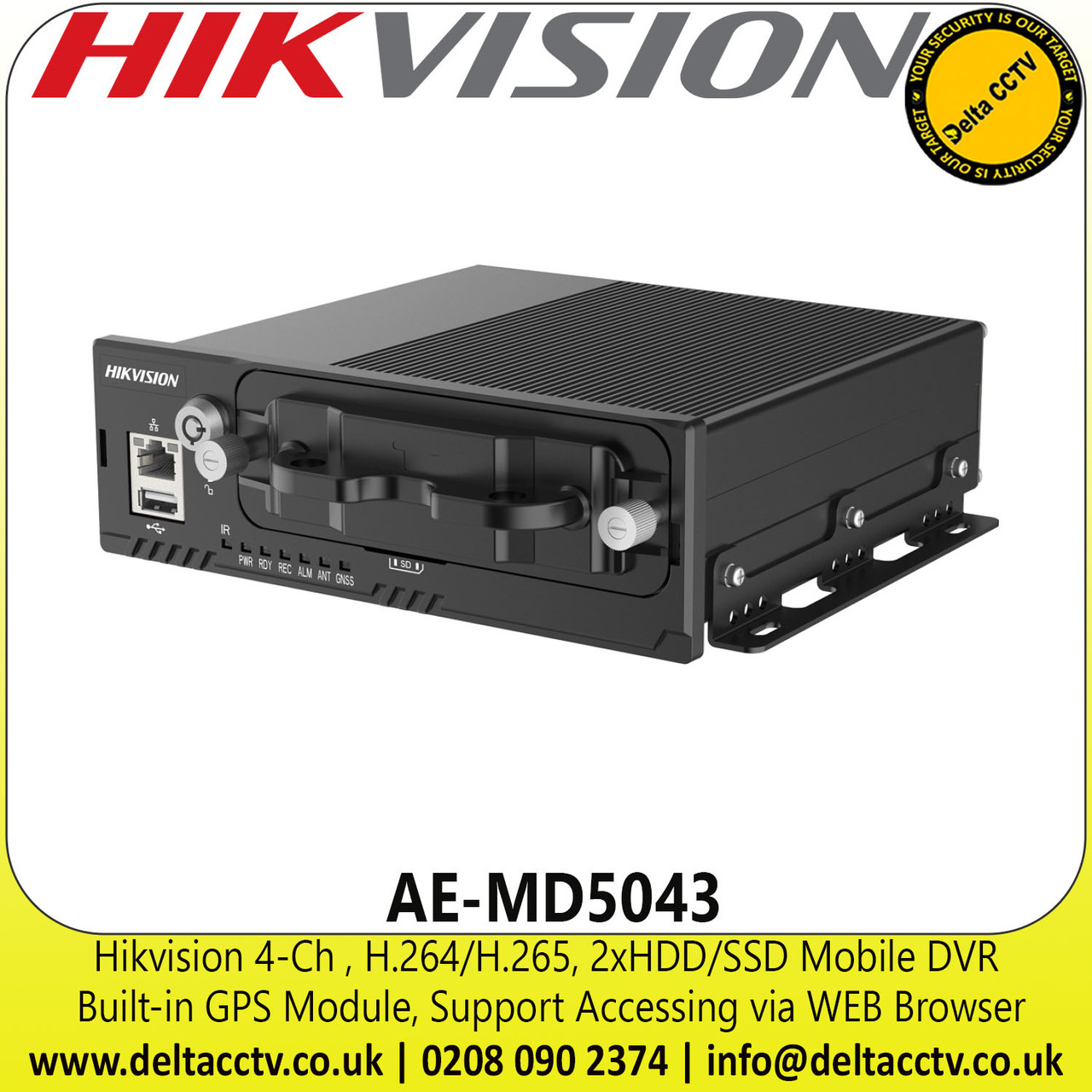 Hikvision fashion mobile dvr installation