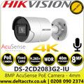 Hikvision DS-2CD2083G2-IU (4mm) 8MP/4K AcuSense Bullet Network Camera 