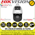 Hikvision DS-2SE4C415MWG-E(14F0) TandemVu 4MP 15 × IR Network Speed Dome PTZ Camera 
