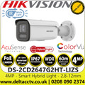 Hikvision DS-2CD2647G2HT-LIZS 4 MP Smart Hybrid Light with ColorVu Motorized Varifocal Bullet Network Camera