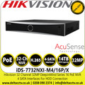 Hikvison iDS-7732NXI-M4/16P/X 32Ch Acusense 32MP 16 PoE NVR 4 SATA Interface