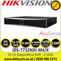 Hikvison 32 Channel 32MP Acusense No PoE NVR 4 SATA Interface - iDS-7732NXI-M4/X