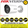 Hikvision DS-2CD2023G2-IU 2MP AcuSense IP Bullet Network Camera With 4mm Fixed Lens