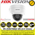 Hikvision 6MP AcuSense Motorized Varifocal Dome Network Camera - DS-2CD2766G2-IZS(2.8-12mm)