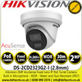 Hikvision 2MP AcuSense Fixed Lens Turret Network Camera - DS-2CD2323G2-I(2.8mm)