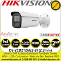 Hikvision 2 MP AcuSense Fixed Bullet Network Camera With 2.8mm Fixed Lens - DS-2CD2T26G2-2I(2.8mm)