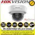 Hikvision 4MP AcuSense IP Dome Network Camera With 2.8-12mm Motorized Varifocal - DS-2CD2743G2-IZS