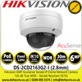 Hikvision 6 MP AcuSense Vandal IP Dome Network Camera - DS-2CD2163G2-I(2.8mm)