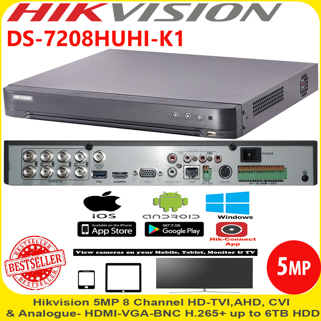 Hikvision 7208huhi 2024