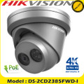 Hikvision 8MP fixed lens turret IP camera IP67 weatherproof 30m IR distance