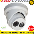 Hikvision DS-2CD2363G0-I 6MP 2.8mm lens 30m IR WDR IP67 CCTV Turret IP Network Camera