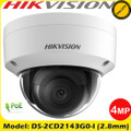 Hikvision DS-2CD2143G0-I 4MP 2.8mm fixed lens IP Network CCTV Dome camera 30m IR