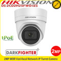 Hikvision DS-2CD2H25FWD-IZS 2MP IR Vari-focal Darkfighter IK10 WDR Turret Network IP CCTV Camera 30m IR