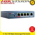 Hikvision DS-3E0105P-E 4 Ports 100Mbps unmanaged PoE Switch