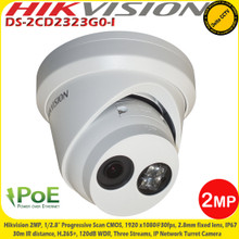 Hikvision DS-2CD2323G0-I 2MP 2.8mm Fixed Lens 30m IR CCTV IP Network ...