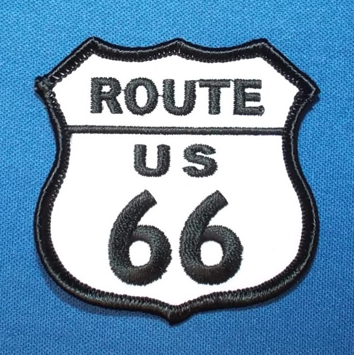 Classic Route 66 Patch - Route 66 Gift Shop