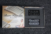 Bare Knuckle Geoff Whitehorn Crawler Humbucker Pickups - Calibrated Black Open 53mm Set