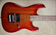 Charvel Custom Shop USA San Dimas Mahogany Pau Ferro Cherry Burst Guitar