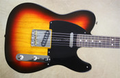 Fender Custom Shop Telecaster Tele '52 NOS 3 Tone Sunburst Rosewood Fretboard Guitar