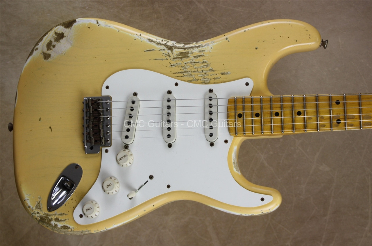 Fender Custom Shop 57 Strat Heavy Relic Stratocaster Nocaster Blonde Guitar Fender Custom Shop 57 Strat Heavy Relic Stratocaster Nocaster Blonde Guitar