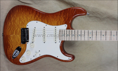 Fender Custom Shop NAMM 2012 Custom Deluxe Stratocaster Faded Honey Burst Guitar