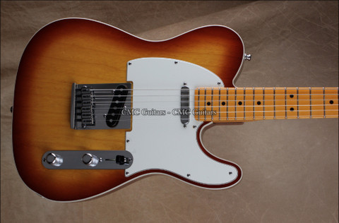 Fender Custom Shop NAMM 2013 Custom Deluxe Ash Telecaster Tele Tobacco Burst Guitar