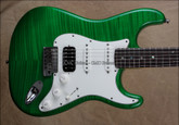 Fender Custom Shop Strat Custom Deluxe HSS Stratocaster RW Trans Emerald Green Guitar