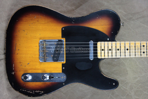 Fender Custom Shop Telecaster '51 Nocaster Relic 2 Tone Sunburst Guitar
