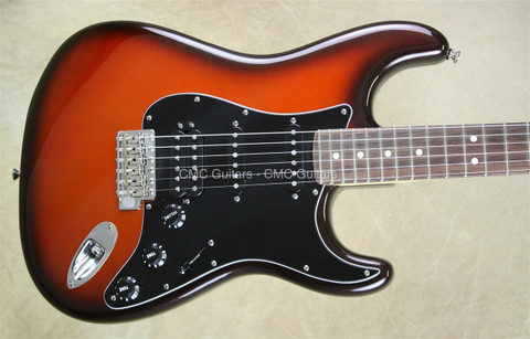 Fender American Standard Deluxe HSS Stratocaster Prototype Strat Brown Gold Burst Guitar