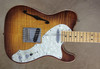 Fender Select 2013 Thinline Telecaster Tele Violin Burst Guitar Chrome Hardware