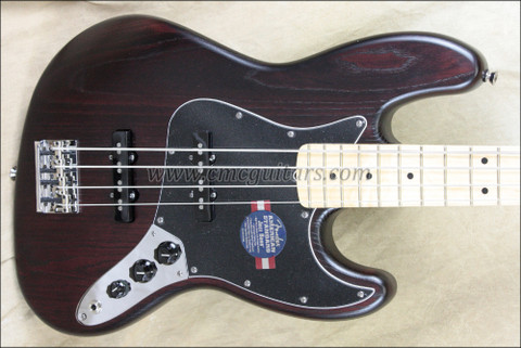 Fender American Standard Hand Stained Ash Mahogany Stained Jazz Bass
