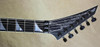 Jackson USA Custom Shop DK1 Dinky Satin Black Reverse Inlay Guitar