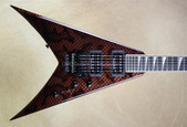  Jackson USA Custom Shop KV2 King V Copper Snakeskin Guitar