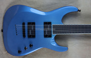 Jackson USA Custom Shop 2011 NAMM Soloist Baritone Blue Paradise Pearl Electric Guitar