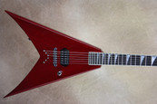 Jackson USA Custom Shop King V Mahogany Transparent Red Electric Guitar