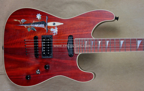 Jackson USA Custom Shop Korina Bloodwood Dagger SL2HT Soloist Guitar