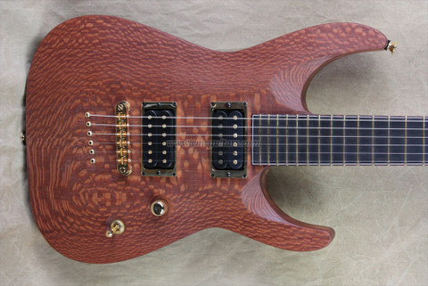 Jackson USA Custom Shop 2011 NAMM Soloist Koa-Leopardwood Arched Top Electric Guitar
