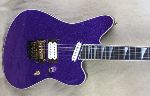 Jackson USA Custom Shop Surfcaster Purple Metal Flake Electric Guitar