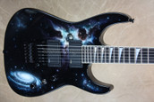 Jackson USA Custom Shop DK1 Dinky Nebula Electric Guitar
