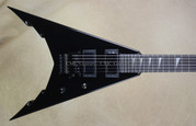 Jackson USA Corey Beaulieu Signature KV6 King V Black Guitar