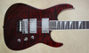 Jackson USA Custom Shop SL2H-MAHQ Soloist Trans Red Guitar with Bare Knuckle Aftermath Pickups