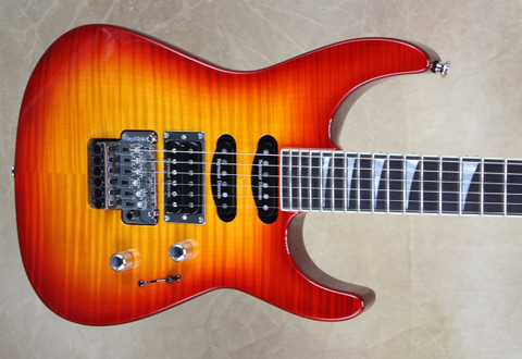 Jackson USA Select Series SL1 Soloist Burnt Cherry Sunburst Guitar