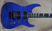 Jackson USA Custom Shop SL2H-MAH Transparent Blue Soloist Electric Guitar
