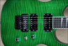 Jackson USA Custom Shop SL2H-MAH Transparent Green Soloist Electric Guitar
